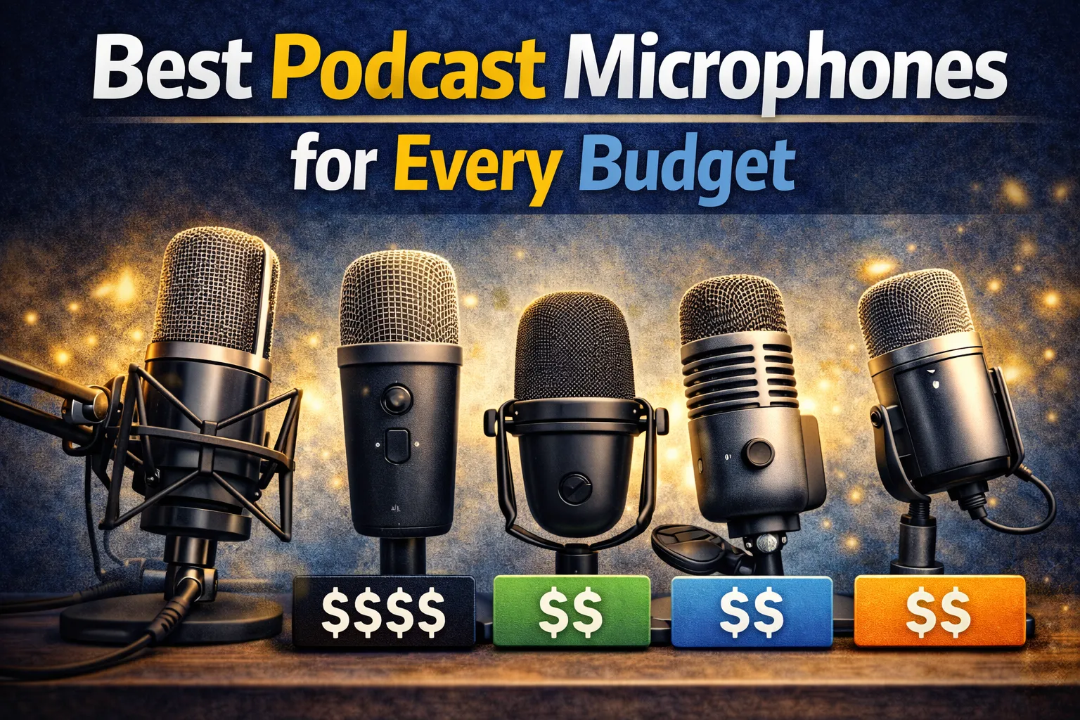 Podcast microphones